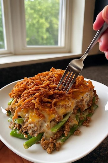 2.6M views · 3.5K reactions | Hamburger Green Bean Casserole This...
