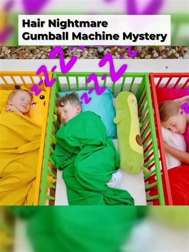 Hair Nightmare_Gumball Machine Mystery #gumball #prank #hairfail #kidscomedy #mystery #fyp