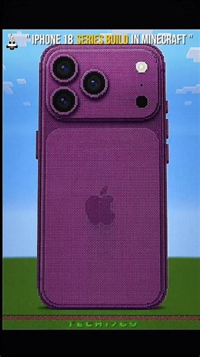 iPhone 18 Series Build in Minecraft 🧱But Meanwhile Nothing Phone 4b Build 😱iphone18 #nothingphone4b