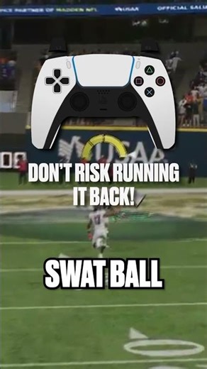 SWAT the ball for a better field position! 🏈👋