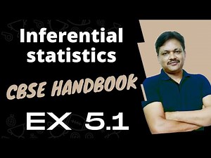 CBSE HANDBOOK | Inferential Statistics Ex 5.1 | Applied Maths class 12 | Gaur Classes