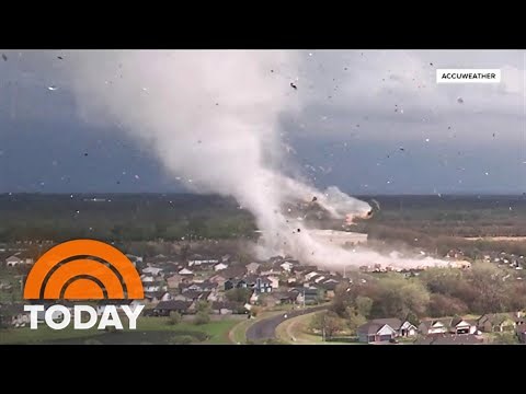 Caught On Camera: Damaging Tornado Rips Through Central Kansas