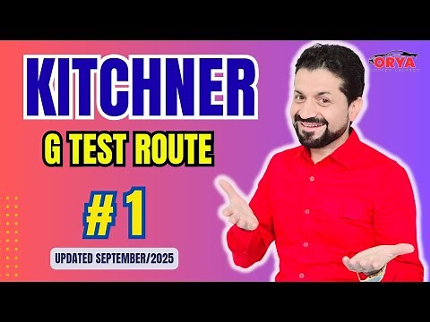 Kitchener G Test Route #1