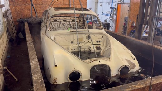 Jaguar Mk2 Restoration: Chemical Dipping Process Explained