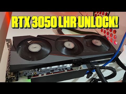 RTX 3050 90% LHR Unlock
