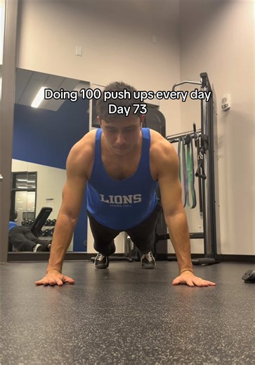 Doing 100 push ups every day Day 73 #discipline #mentality #gym #pushups #day73