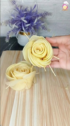 This POTATO ROSE Went VIRAL! 🌹🤤 | 5-Minute Magic Recipe
