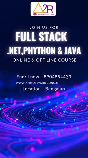 A2Rsoftwareconsulting.pvt.ltd on Instagram: "🚀 Full Stack Developer Course with Placement Become job-ready faster with A2R’s industry-focused Full Stack program designed to get you hired. Learn from experts, work on real-time projects, and step confidently into high-paying IT roles. ✅ Why Choose A2R? 🎯 100% Job Assistance & Placement Support 🛠️ Live Projects & Real-World Training 👨‍🏫 Expert Industry Trainers 💻 Online & Offline Learning Options “Don’t just learn to code — train to get hired
