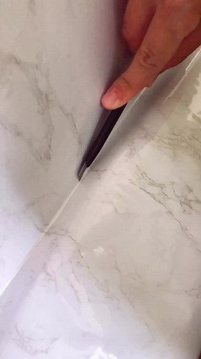 Part 1! I did this to prevent scuffing underneath my countertops from shoes/barstools/whatever else :) #fromamazon #homedecor #amazon