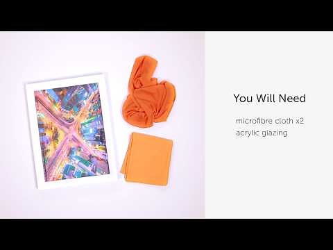 How To Clean Acrylic Frames