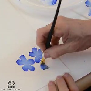 Happy #NationalFlowerDay! To celebrate, here's Donna Dewberry painting beautiful blossoms, sunflowers, and more in her monochrome style. To see the full Learn to Paint Educational Series, visit our youtube channel here: www.bit.ly/OneStrokeWithDonna | Plaid Crafts