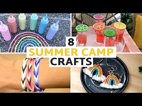 8 Old School Summer Camp Crafts | Art Projects for Kids