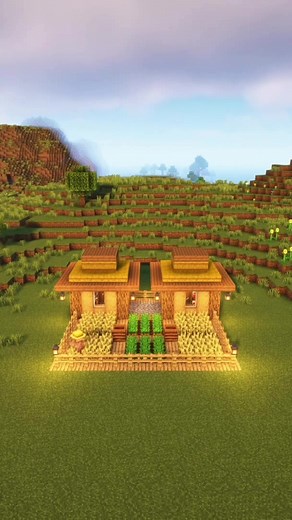 Small Minecraft Farmhouse Ideas - Easy Tutorial