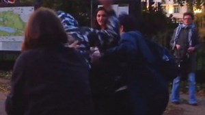 Fight at speakers' corner ends in punch-up