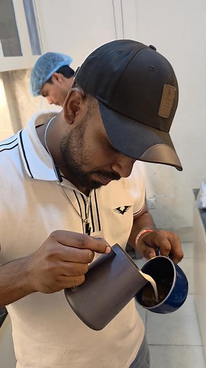 7.2K views · 83 reactions | How to make basic rosettea latte art Call for barista training -01629928153 | Jihadi coffeewala | Facebook