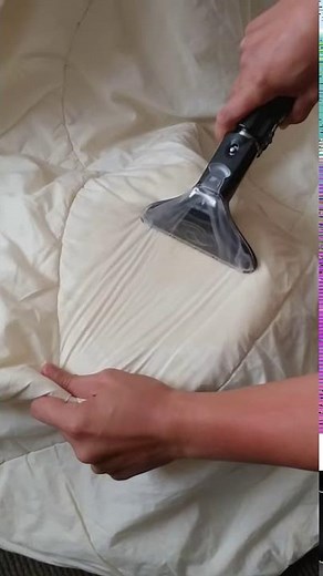 Testing rainbow vacuum cleaner.