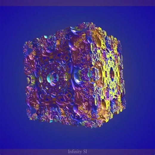 This is what the inside of a mandelbox looks like 😵‍💫 #shorts #fractal #psychedelic