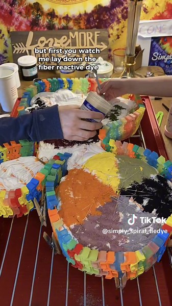 Tie Dye Shower Curtain: Ice Dye Method Explained