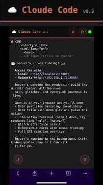 ☁️ Cloude Code v0.2 Demo
