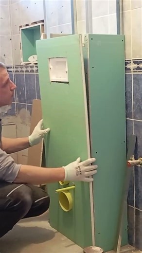 Concealed Toilet Cistern Unit Build