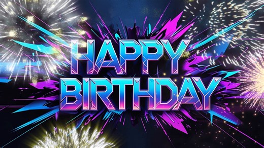 Happy, Birthday, Party. Free Stock Video