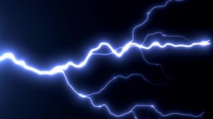 Download Lightning speed. Electric blue sparkling effect background. for free