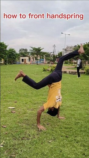 Front Handspring Tutorial 🔥 | No excuses, bas practice aur perfect front handspring ✨#shorts