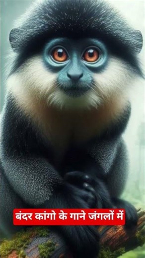 Why the Lesula Monkey is So Creepy #shorts