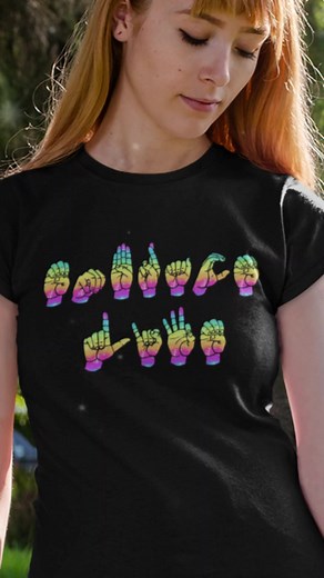 🖐 American Sign Language (ASL) What is the message? . 🔴 ASL Clothing: https://ablelingo.com/asl-clothing 👕👚 . . #fingerspelling #asl #signlanguage #americansignlanguage #learnasl #learntosign #quotes #alphabet #quotesinasl #learnsignlanguage #inspiringquestion #motivationalquotes #lifequestion #question | Able Lingo ASL - American Sign Language