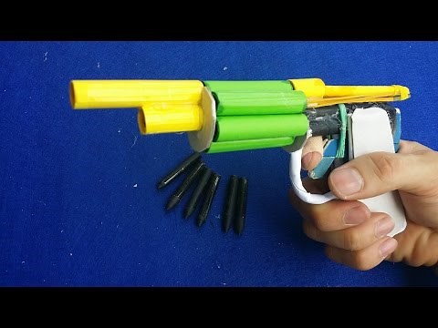 Faire un pistolet revolver en utilisant du papier | tire 6 balles