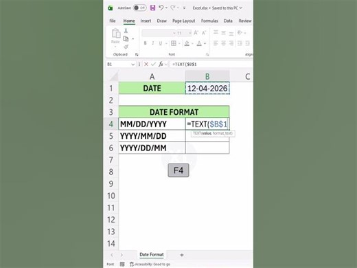 Date Format Wont Change Use This Excel Trick excel excelforbeginners office