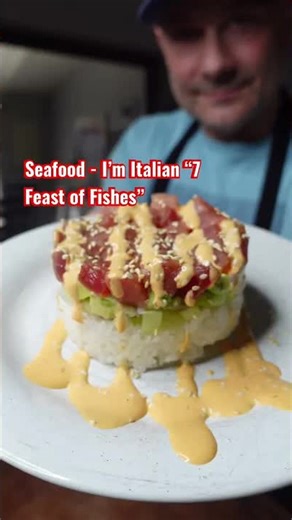 Italian-American Christmas celebration with feast of seven fishes