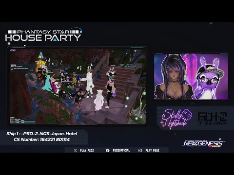 Phantasy Star House Party feat. SkullsNightshade & gwizofthestars! - July 2024