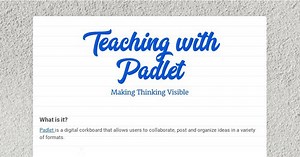 Teaching with Padlet