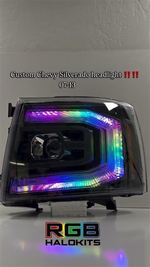 Custom Chevrolet Silverado LED headlights ‼️‼️ (2007-2013) - Easy Installation - 5 year warranty