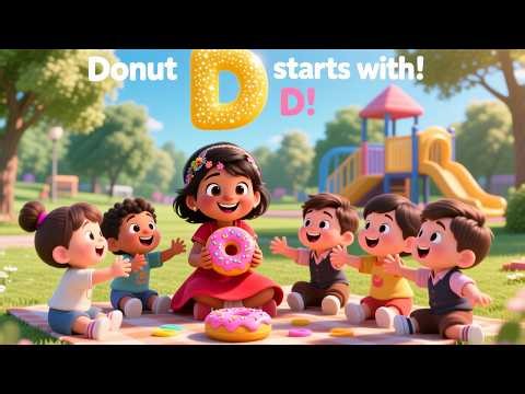Letter D Phonics Song | D Says “Duh Duh Duh” | D for Dog Duck Drum | ABC Song for Toddlers