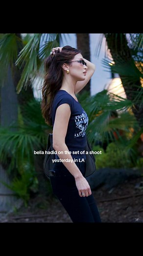 Bella Hadid LA Photoshoot: Behind the Scenes