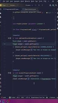 Como crear plugins de minecraft | Eventos #minecraft #plugins #spigotplugins