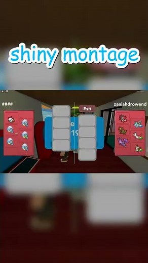 Montage of me finding shiny Pokemon... #pokemon #pokemonbrickbronze #roblox #montage #sulymazing