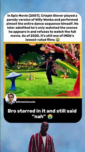 Crispin Glover Refused to Watch His Own Movie 😂 | Epic Movie (2007)