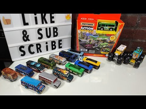 Matchbox Action Drivers Bus Station Playset unboxing & assembly. Bonus Bus showcase!