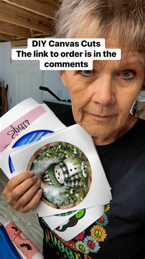 39K views · 323 reactions | Make product fast with Canvas cuts. Just use glue to apply to any surface. #crafting #craftshow | The Robin's Nest by Teri | Facebook