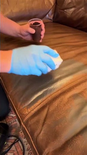 Leather couch repair