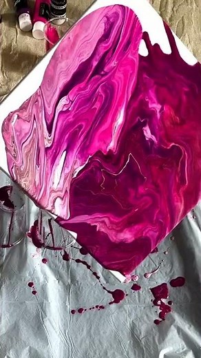 DIY Acrylic Marble Painting 🧑‍🎨