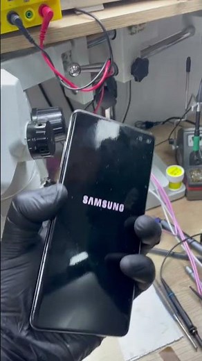 Reparación de Samsung s10 plus equipo no prendía
