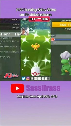 Finding Shiny Shinx in a Raid on Bagon Community Day! #PokemonGO #shinyshinx #shinypokemon #shinx