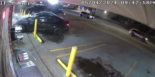 VIDEO: Knoxville woman crashes car into business, injures employee, police say