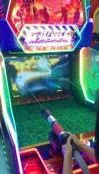 Brave Firefighter 2 Players Water Shooting Arcade Machine