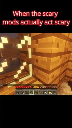 When The Horror Mods Actually get Scary #minecraft #funny #scarygame #dream
