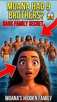Disney Deleted Moana’s 9 Brothers? 😱 The Secret They Never Explained
